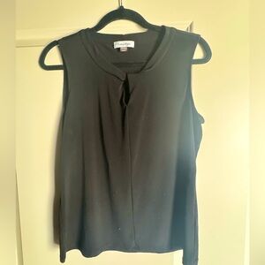 Calvin Klein Women’s Black Sleeveless Blouse - Business Casual
